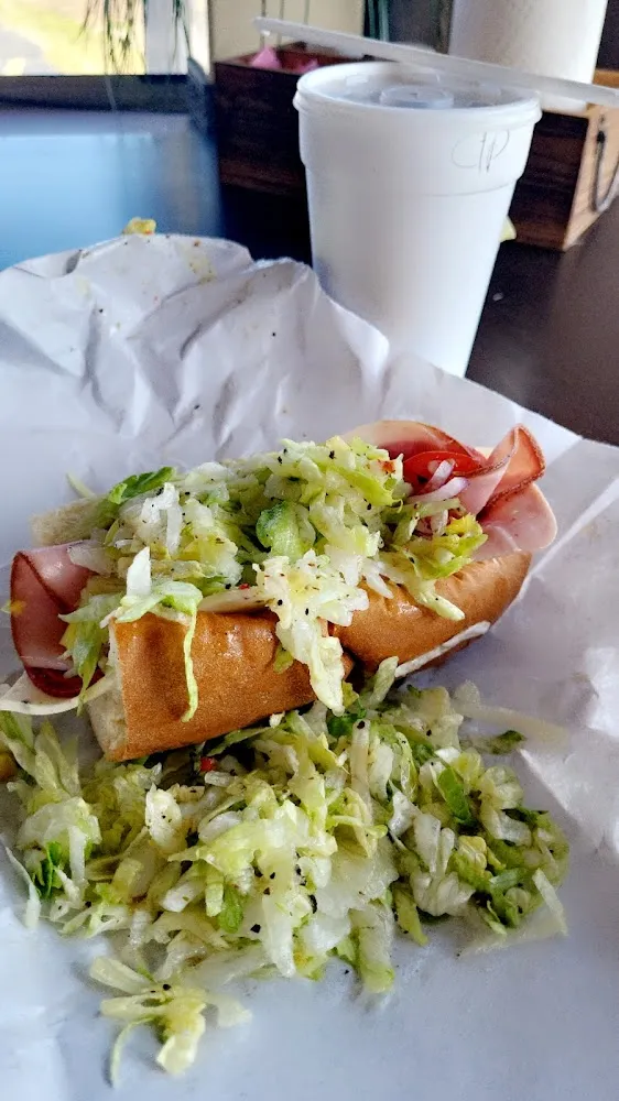 Pizza Combo Sub w Salad & Dressing